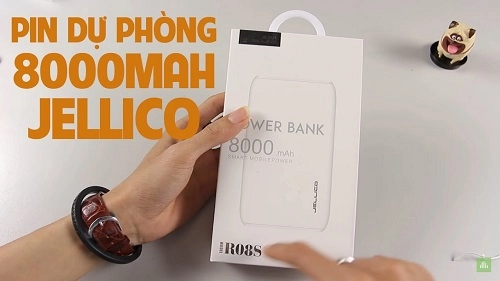 Sạc dự phòng Jellico 8000 mAh chính hãng