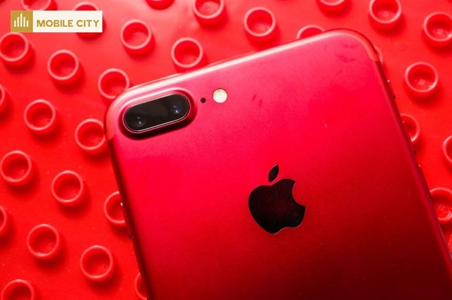 đánh giá camera của iPhone 7 plus đỏ red