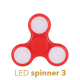 spinner-led-red