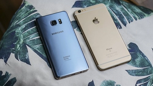 So sánh Galaxy Note Fe và iPhone 6S Plus
