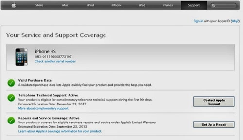 Kiểm tra iMei iPad Air 2