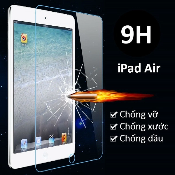 Dán Màn Hình, Dán Cường Lực iPad Air cao cấp