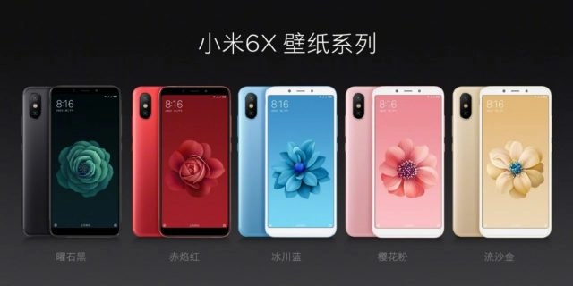 Xiaomi Mi6X co mấy màu