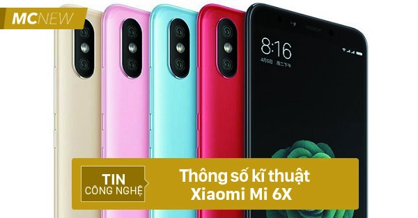 thông số kĩ thuật Xiaomi Mi A2