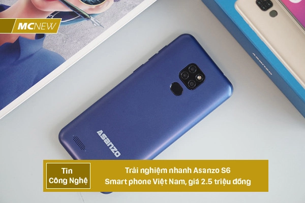 Trải nghiệm nhanh Asanzo S6 - Smart phone Việt Nam, giá 2,5 triệu đồng