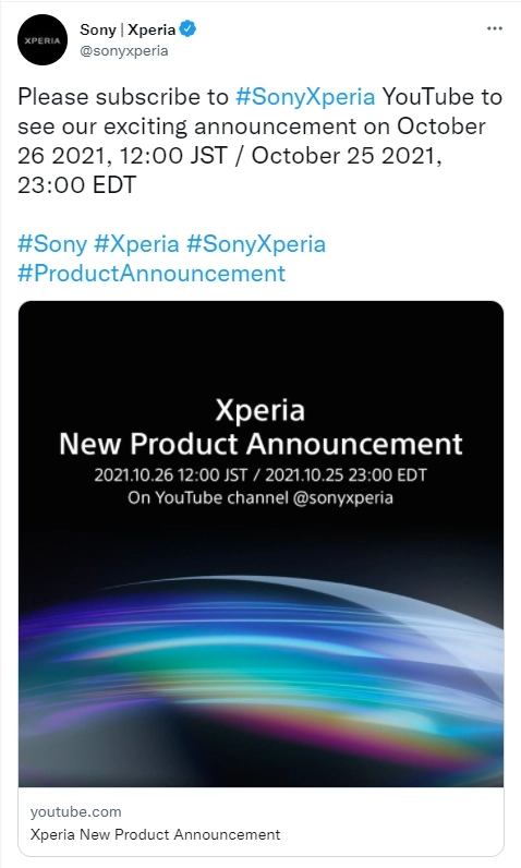 Sony cho ra mắt sản phẩm Xperia mới vào cuối tháng 10