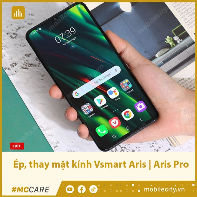 Ép, thay mặt kính Vsmart Aris | Aris Pro