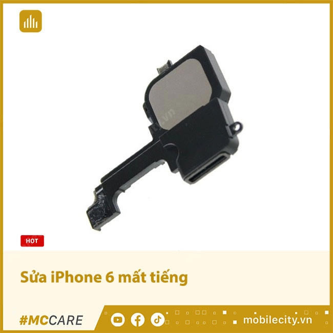 Sửa iPhone 6 mất tiếng