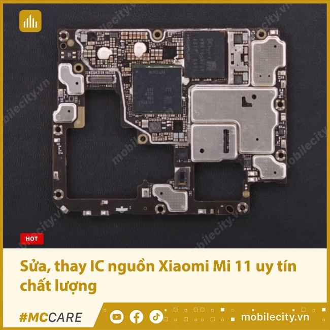 Sửa, thay IC nguồn Xiaomi Mi 11