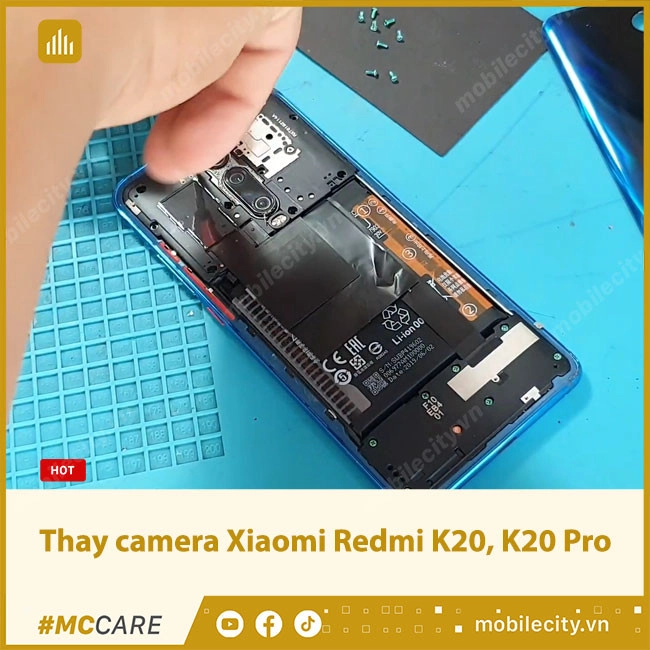 Thay camera Xiaomi Redmi K20, K20 Pro