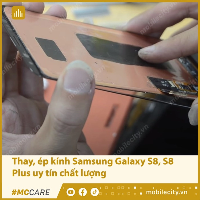 Thay mặt kính cảm ứng Samsung Galaxy S8 | S8 Plus (S8+)