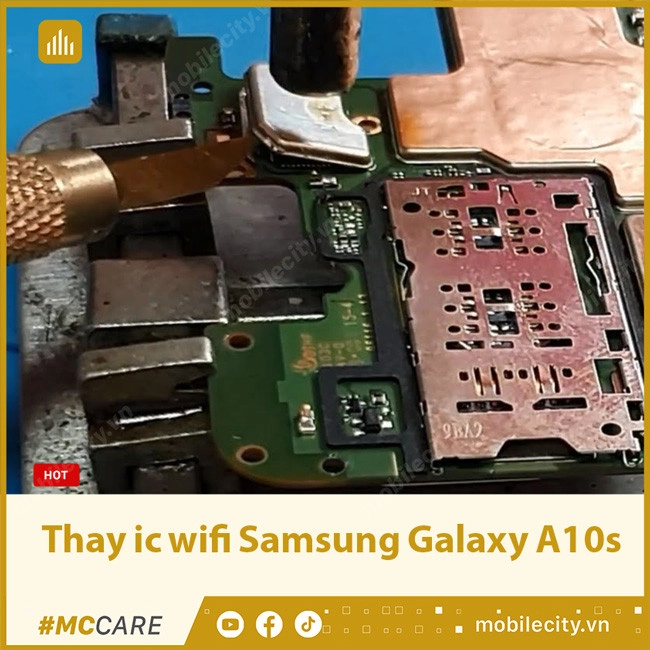 Thay ic wifi Samsung Galaxy A10s