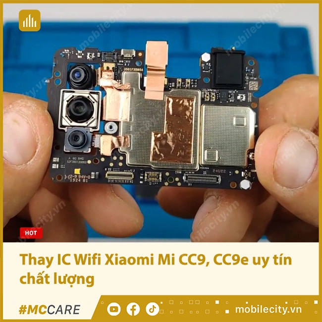 Thay ic wifi Xiaomi Mi CC9