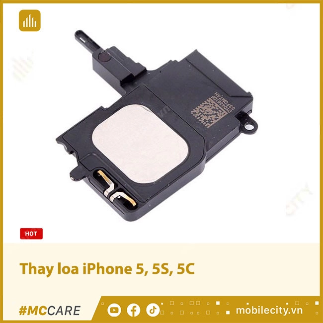 Thay loa iPhone 5, 5S giá rẻ, chính hãng tại Hà Nội và TPHCM