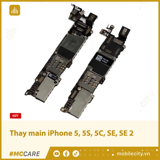 Thay main iPhone 5, 5S, 5C, SE, SE 2