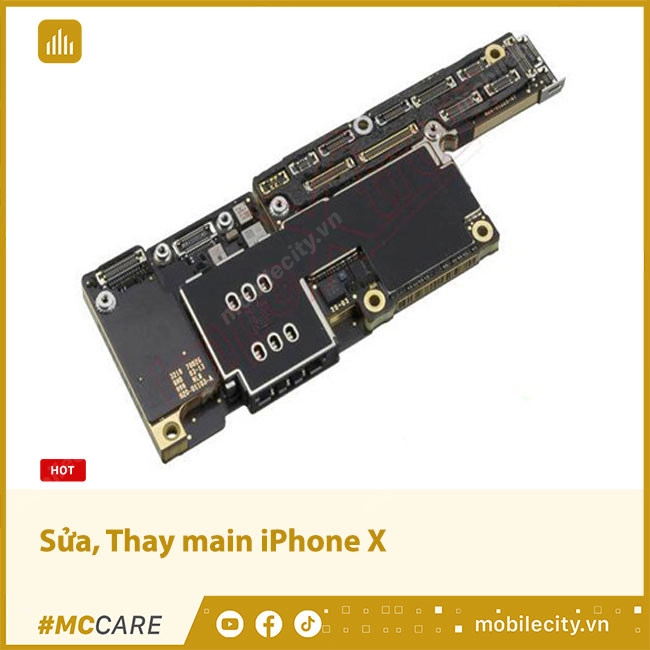 Sửa, Thay main iPhone X