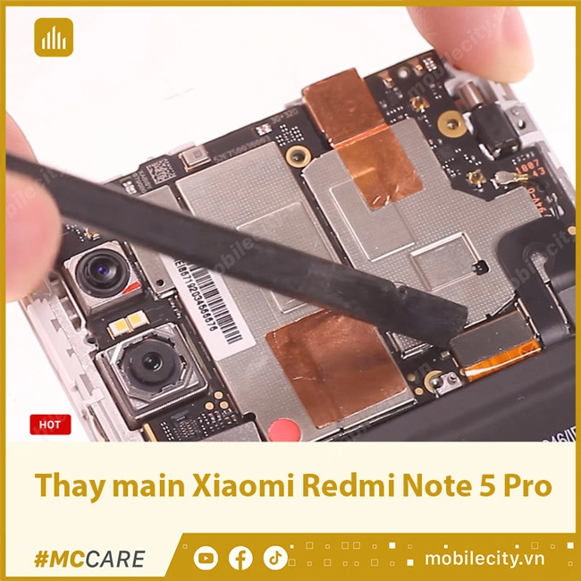 Thay main Xiaomi Redmi Note 5 Pro