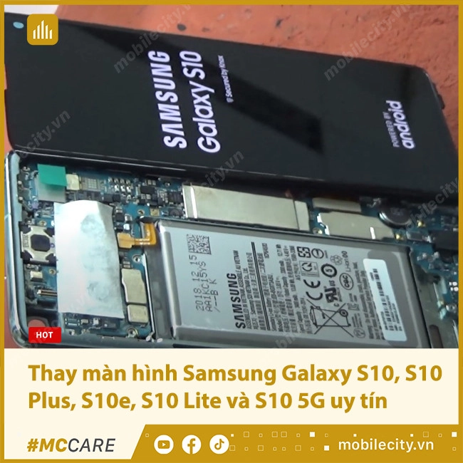 Thay màn hình Samsung Galaxy S10 | S10 5G | S10 Plus | S10e | 10 Lite