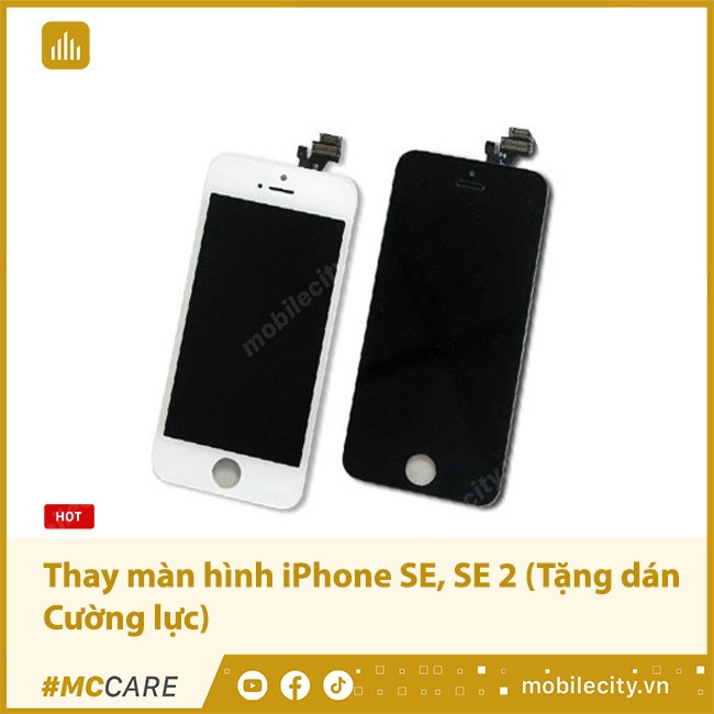 Thay màn hình iPhone SE, SE 2 chính hãng, giá rẻ, chất lượng