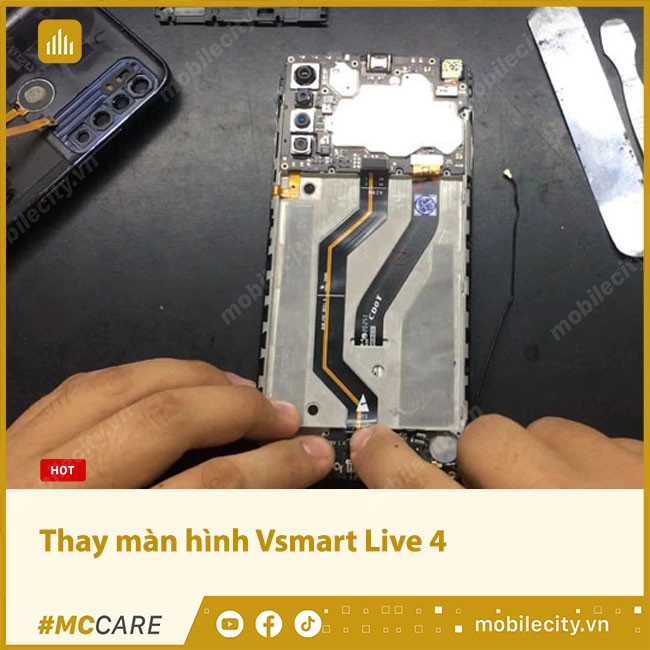 Thay màn hình Vsmart Live 4