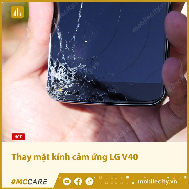 Thay mặt kính cảm ứng LG V40