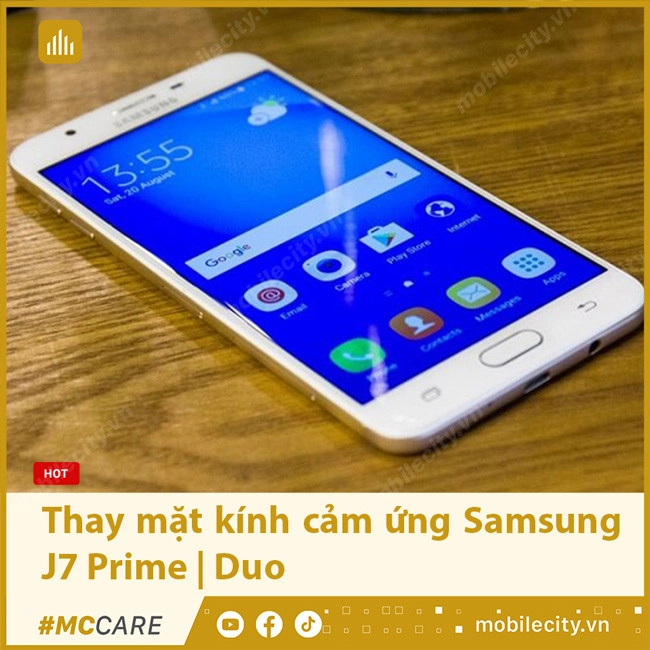 # Thay mặt kính cảm ứng Samsung Galaxy J7 Prime