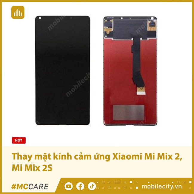 Thay mặt kính cảm ứng Xiaomi Mi Mix 2, Mi Mix 2S