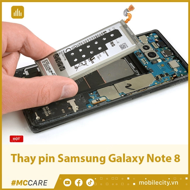 Thay pin Samsung Galaxy Note 8