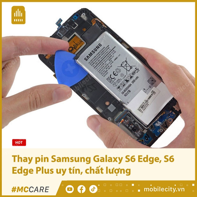 Thay pin Samsung Galaxy S6 Edge | Plus