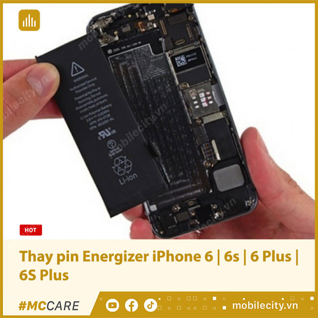# Thay pin Pisen iPhone 6 | 6s | 6 Plus | 6S Plus chính hãng
