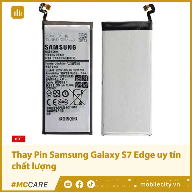 Thay pin Samsung Galaxy S7 Edge