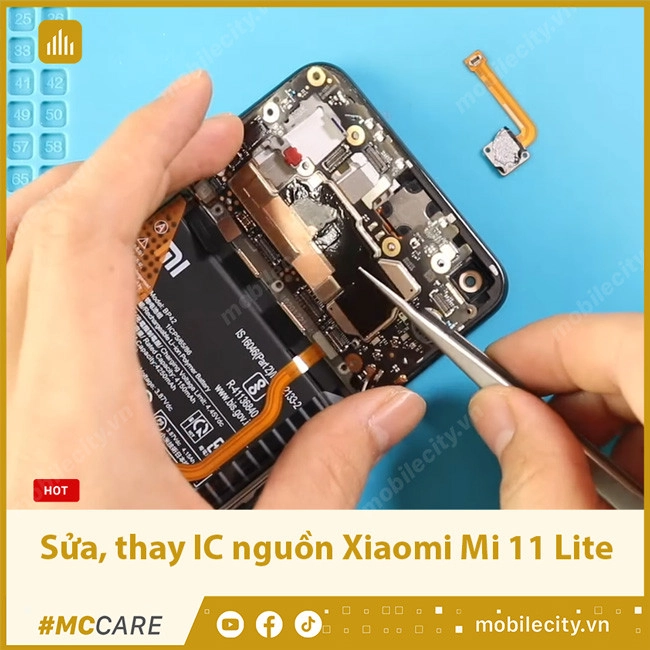 Sửa, thay IC nguồn Xiaomi Mi 11 Lite