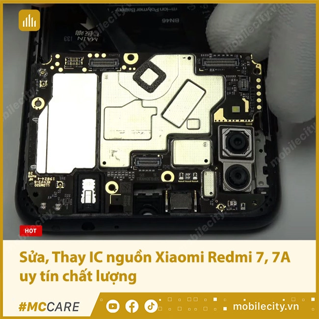 #1 Dịch vụ Sửa, Thay IC nguồn Xiaomi Redmi 7