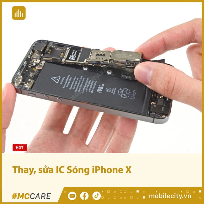 Thay, sửa IC Sóng iPhone X