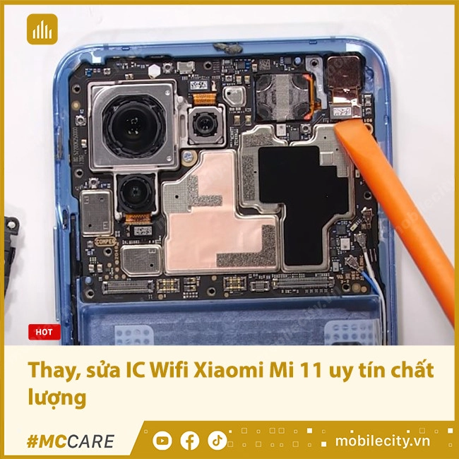 Thay, sửa ic wifi Xiaomi Mi 11