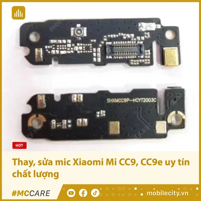 #Thay mic Xiaomi Mi CC9 chính hãng giá rẻ lấy ngay uy tín