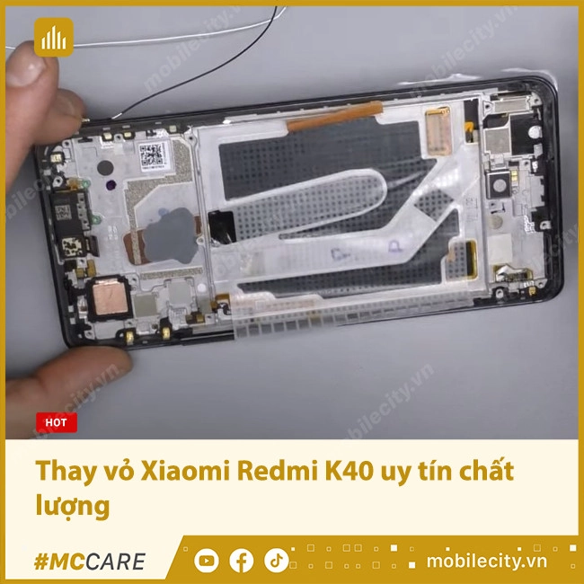 Thay xương, vỏ Xiaomi Redmi K40