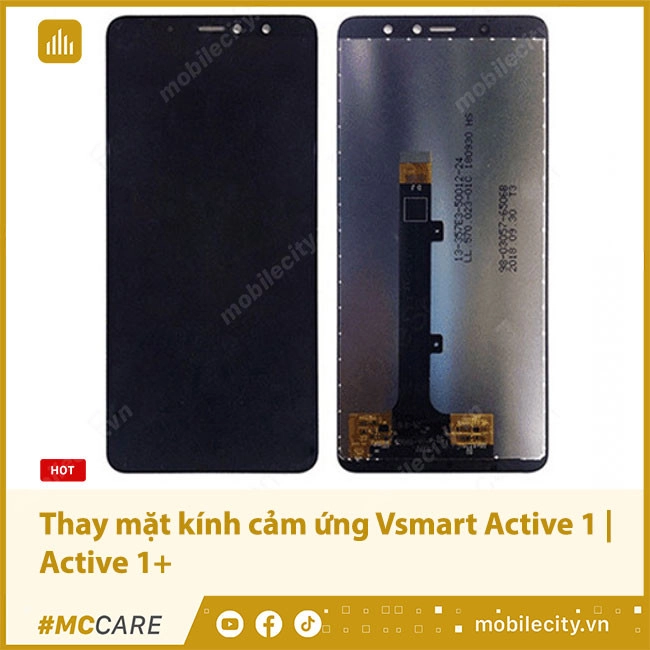 Giá thay mặt kính cảm ứng Vsmart Active 1