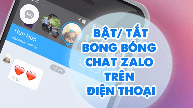 Cách Tắt Bong Bóng Chat Zalo