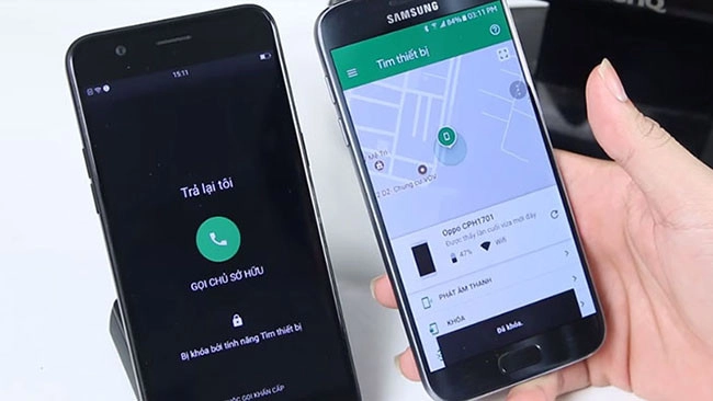 Cách sử dụng tính năng Find My Device của Google trên điện thoại Android để tìm thiết bị mất.