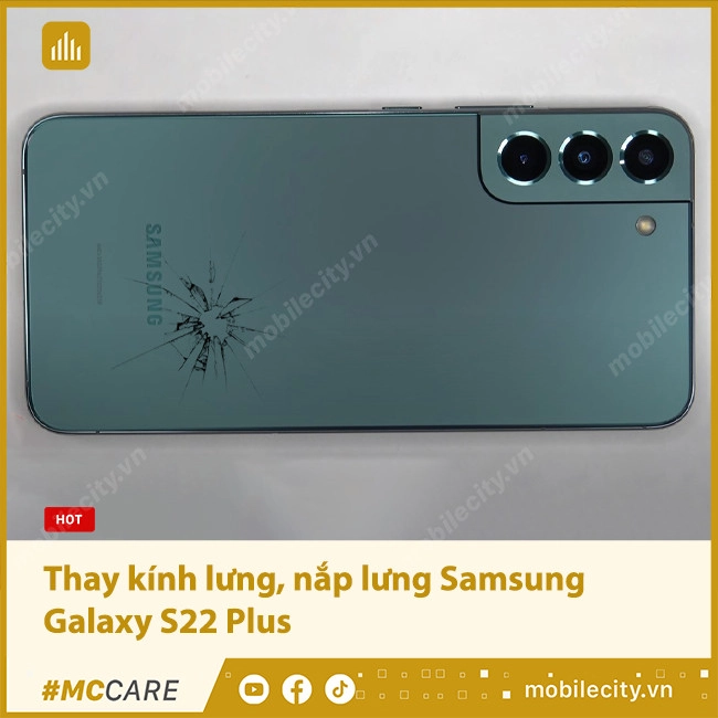 Thay nắp lưng Samsung Galaxy S22 Plus Chính hãng, Lấy ngay