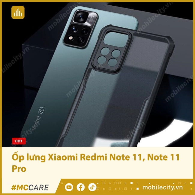 Ốp lưng Redmi Note 11, Note 11 Pro