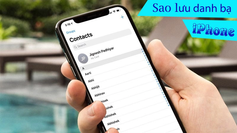 Cách Sao Lưu Danh Bạ iPhone qua iCloud