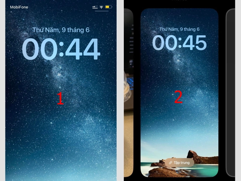 iOS 16 tùy chỉnh màn hình khóa: Với iOS 16, bạn có thể tùy chỉnh màn hình khóa của mình bằng cách chọn từ nhiều kiểu khóa hoặc thậm chí thay đổi màu sắc. Bạn cũng có thể kiểm soát thời gian delay để màn hình khóa sáng lên khi cần thiết.