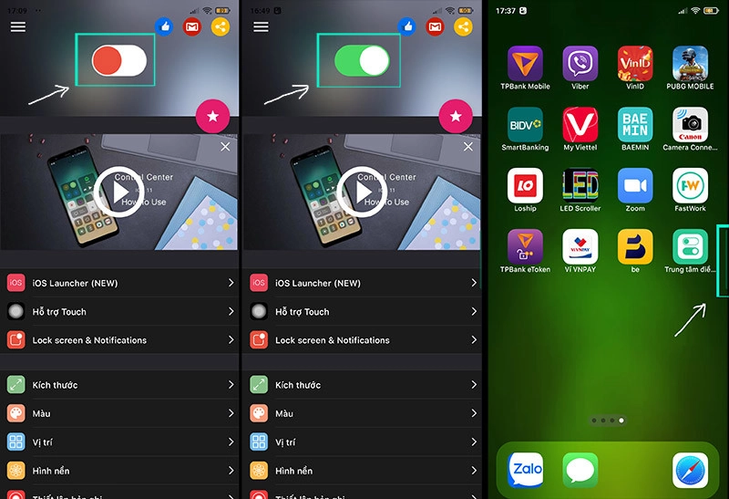So sánh giao diện iOS 15 và Android 12