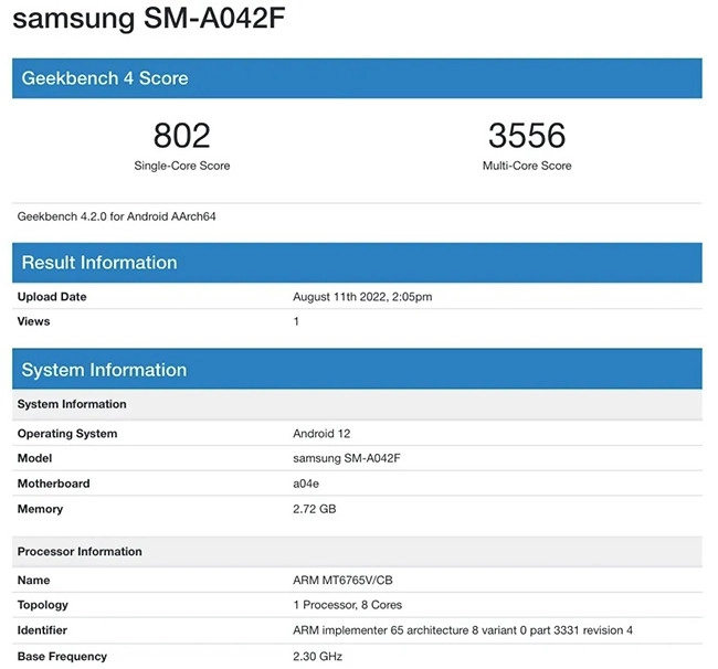 samsung-galaxy-a04-core-phat-hien-geekbench-chip-helio-p35-chay-android-12