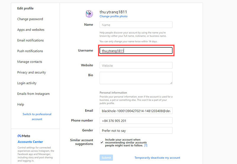 cach-doi-ten-username-tren-instagram-nhanh-chong-7