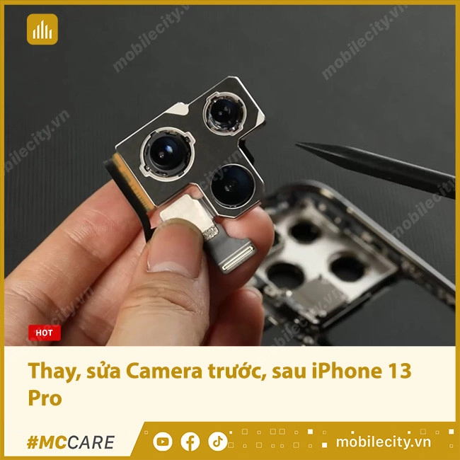 Thay, sửa Camera trước, sau iPhone 13 Pro