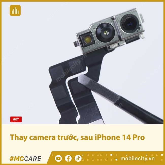 Thay Camera trước, sau iPhone 14 Pro