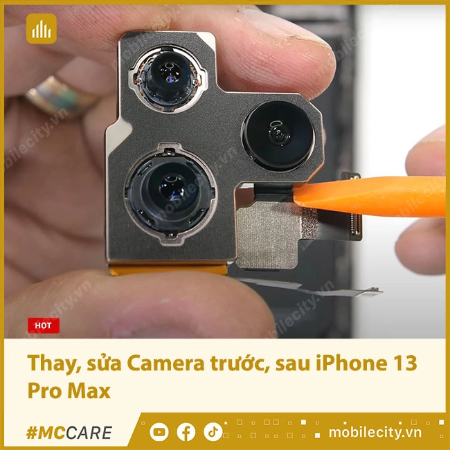 Thay, sửa Camera trước, sau iPhone 13 Pro Max